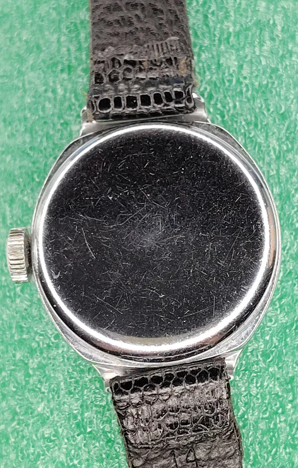 mens Works Ingersoll WWI Trench Military Field Manual Antique Old Vintage Watch - image 3 of 4