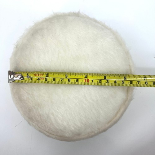 Vintage 60er Jahre Creme Kunstfell Pillbox Fascinator Damen Hut mit Netz - Bild 4 von 5