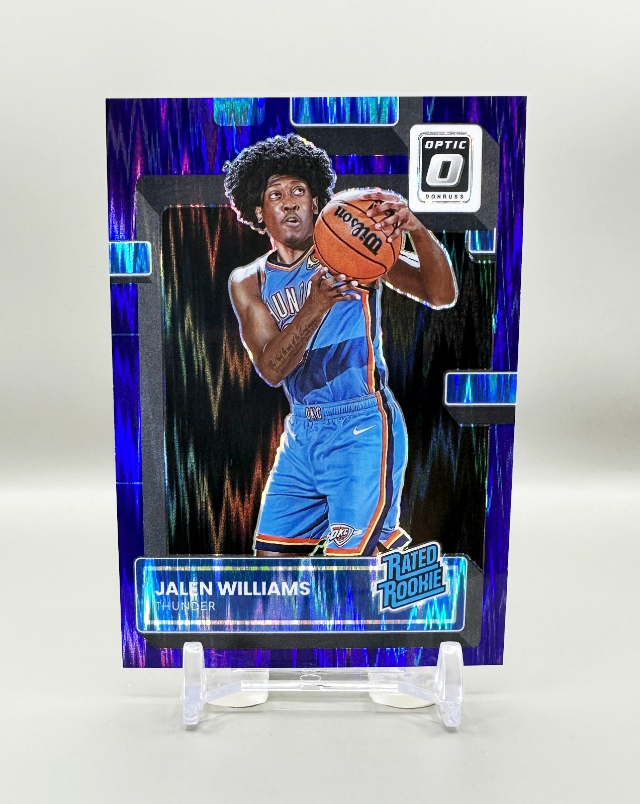 2022-23 Panini Donruss Optic Rated Rookie #235 (Purple Shock)  JALEN WILLIAMS