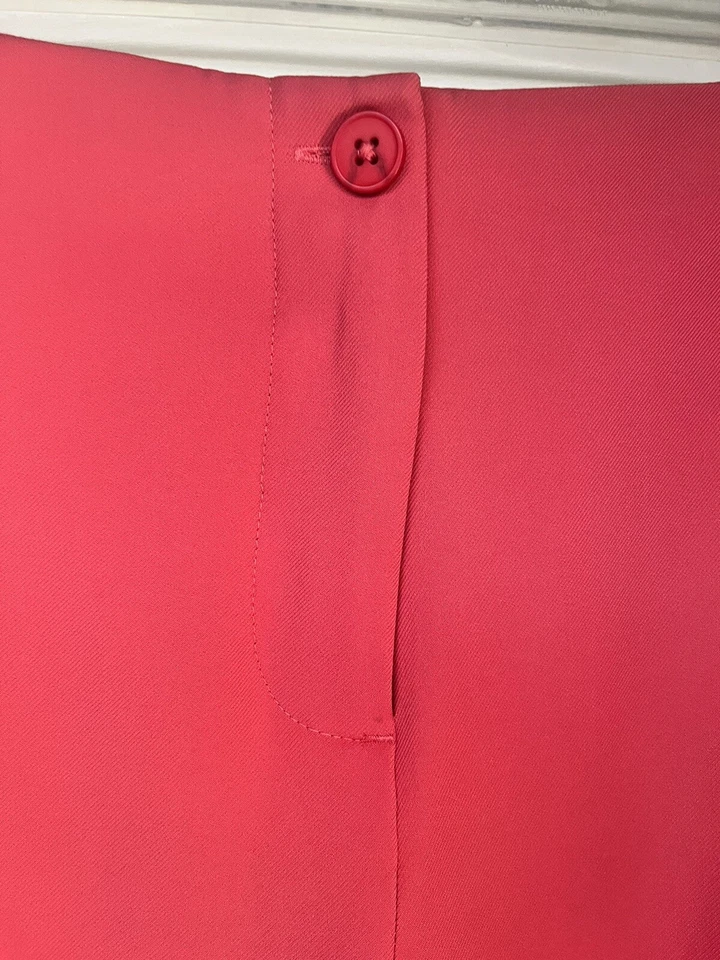 Calça Worthington Feminina 2 The Slim Tornozelo Rosa Cintura Média Calças - Imagem 4 de 4