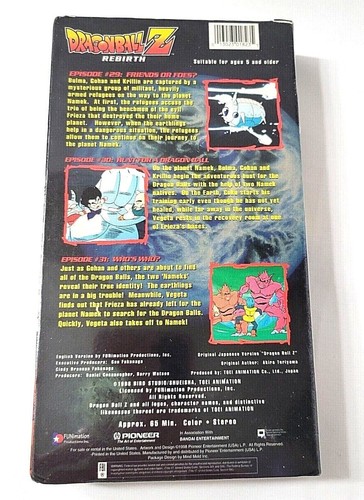 2 VHS Dragon Ball Z Tapes REBIRTH (New Sealed) & CELL RACE AGAINST TIME (split) - Picture 4 of 11