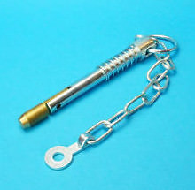 1 x Swivel Sword Cotter Pin & Chain 12.5mm x 90mm Spring Loaded -Trailer - Bild 2 von 2