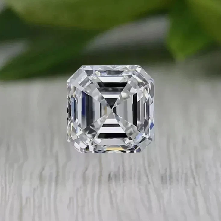 Loose CVD Lab Grown Diamond 10 MM Asscher D Color IF Clarity Certified Diamond - Image 3 of 4