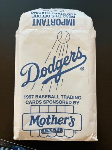 Mother's Cookies Dodgers 1997 Baseball Trading Cards (27 Mix Lot Cards)