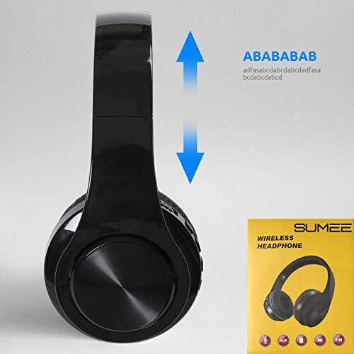 Waterproof Over-Ear Headphones,V5.0 HD Stereo Sound Wireless Headphones with ... - Bild 5 von 8