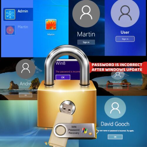 Windows and Linux Password Reset Recovery Cracker Bootable USB Thumb Drive Stick - Picture 4 of 7