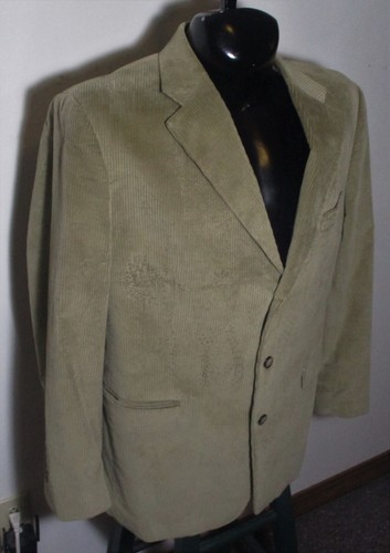 MERONA Taupe Brown Corduroy Blazer Suit Jacket Size 44R NWOT - Picture 3 of 6