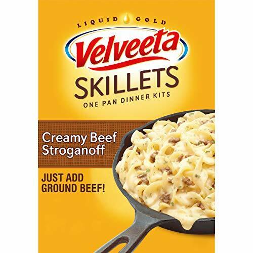 Velveeta Meals Cheesy Skillets Meal Kit oz Box, Creamy Beef Stroganoff, 11.6 oz - Picture 1 of 7
