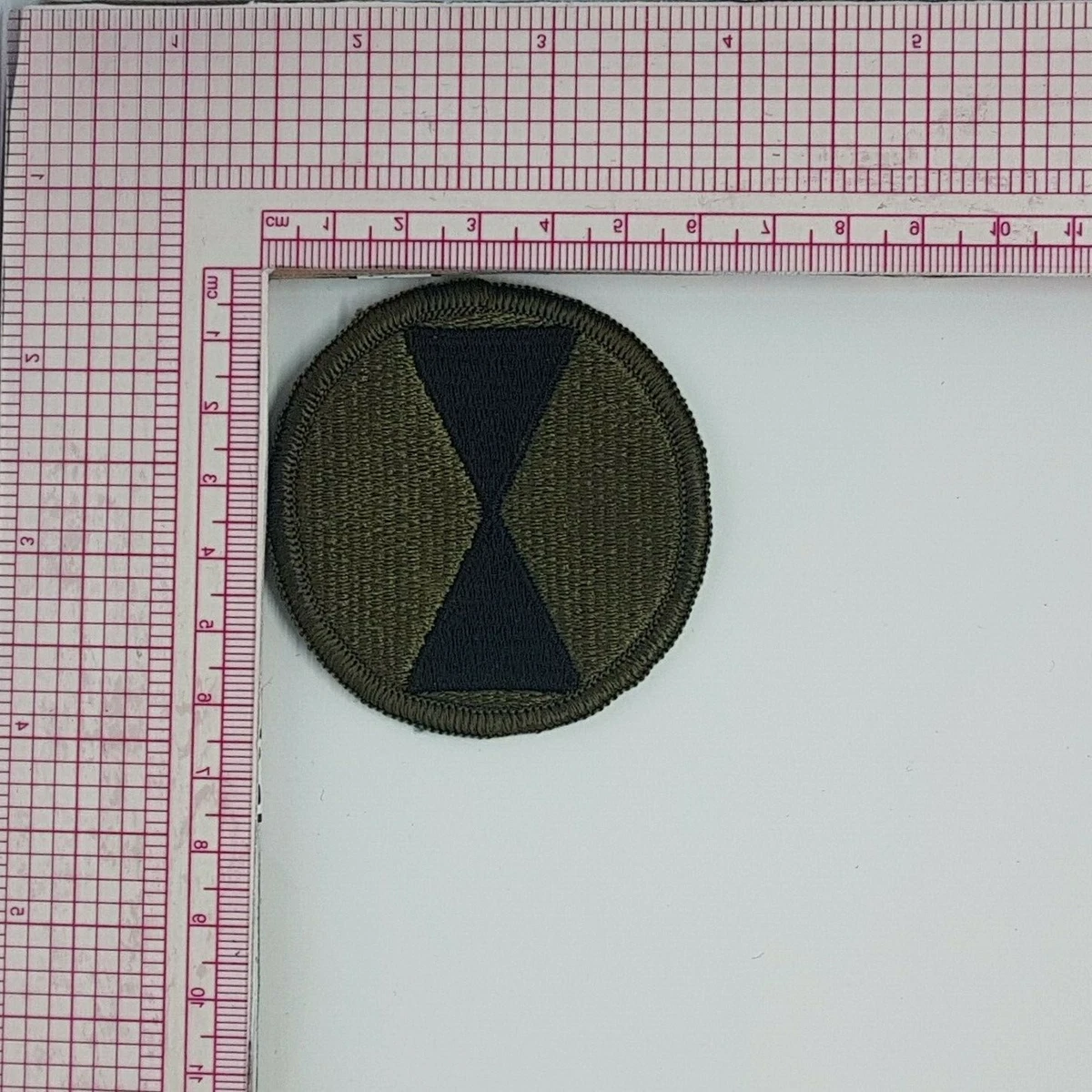 US Army 7th Infantry Division Jacket Vest Patch