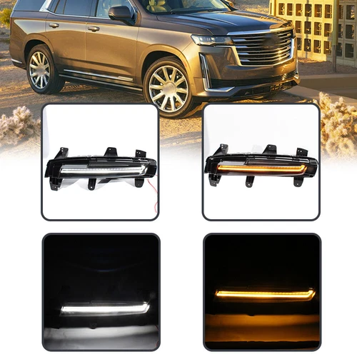 For 2021-2023 Escalade Fog Light Daytime Running Lamp LED DRL Right Side - Picture 4 of 8