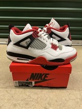 Jordan 4 Retro OG Fire Red 2020 Size 13 WORN DC7770-160 Authentic Men’s Shoe
