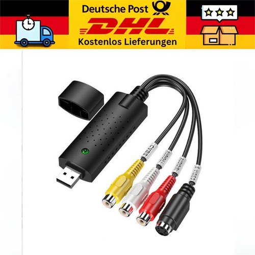 Video Grabber Audio USB 3.0 Mit Software Wandler VHS DVD Capture Konverter DHL