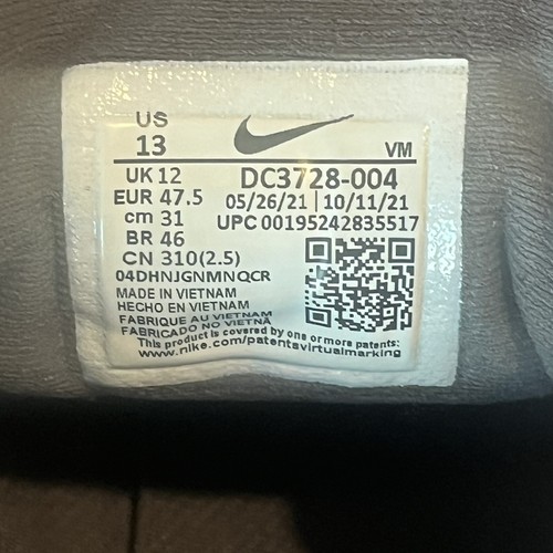 Nike Men's Revolution 6 Next Nature DC3728-004 Smoke-Grey Black White Size 13 - Picture 12 of 12