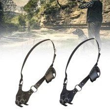 NEW Holster Belt Shoulder Strap Medieval Leather Cosplay Pirate Gun Holster Belt