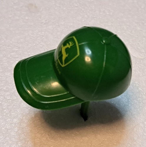John Deere Green Ballcap Cupcake Toppers 12 Pc Bakery Crafts Farm Hat Decoration - Picture 9 of 16