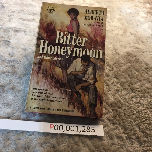 Bitter Honeymoon Romance Anthologies Paperback Book Alberto Moravia Signet 1958 - Picture 19 of 19
