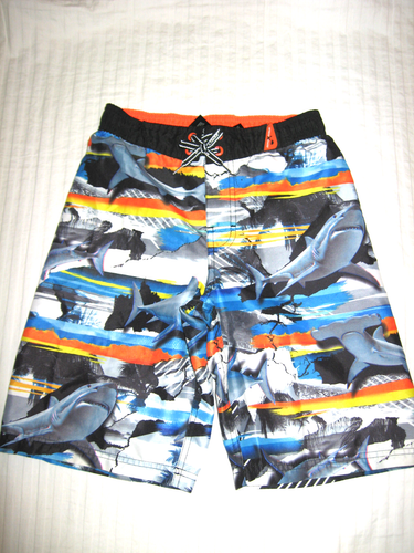 ZeroX Posur Boys Swim Shorts/ Surf Trunks ~ Youth Size 7/8