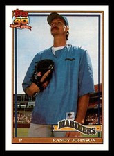 Randy Johnson HOF 1991 Topps #225 Seattle Mariners NM-MINT