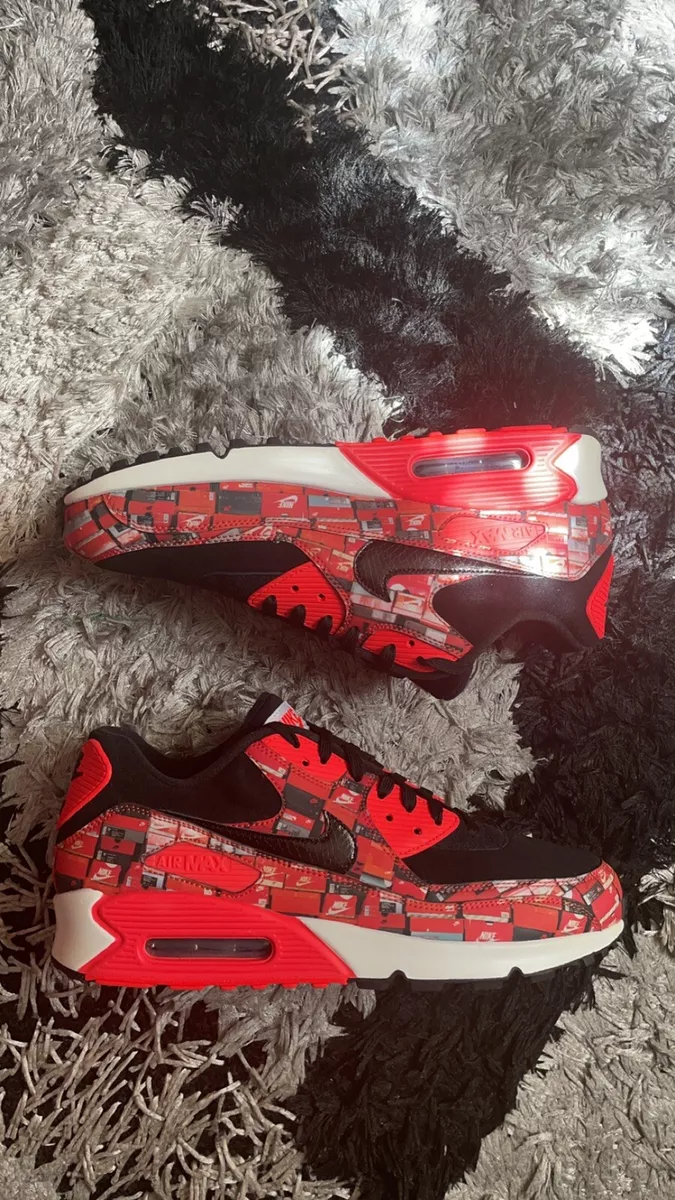 Nike Air Max 90 x Atmos 'We Love Nike' Bright Crimson
