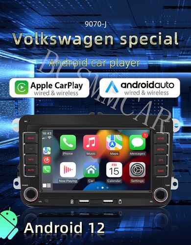2din Car Radio Navigation Multimedia Player For Wireless Carplay Android auto - Picture 6 of 17