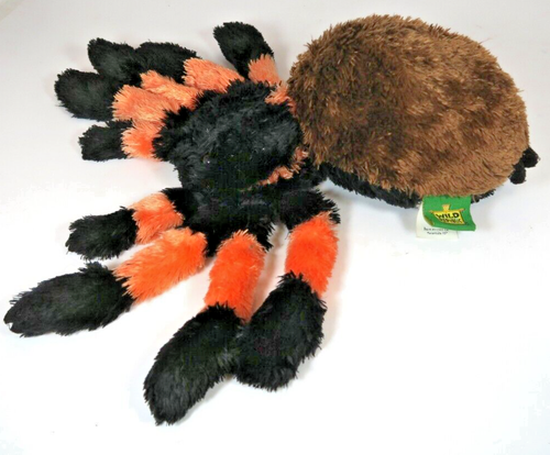 WILD REPUBLIC Tarantula Spider Stuffed Plush Animal 12” Insect Toy Halloween - Picture 4 of 8