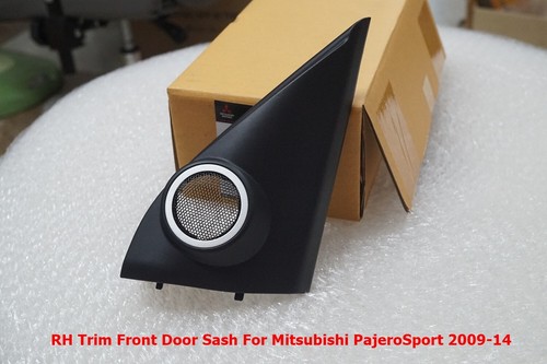 RH TRIM FRONT DOOR SPEKER COVER FOR MITSUBISHI PAJERO SPORT 2009-14 - Imagen 3 de 5