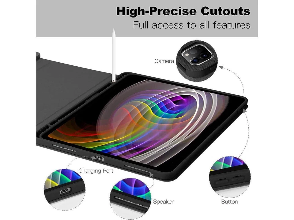 Keyboard Case with Mouse For iPad Pro 12.9 inch 2015 2017 2nd 1st Generation - Image 4 of 4