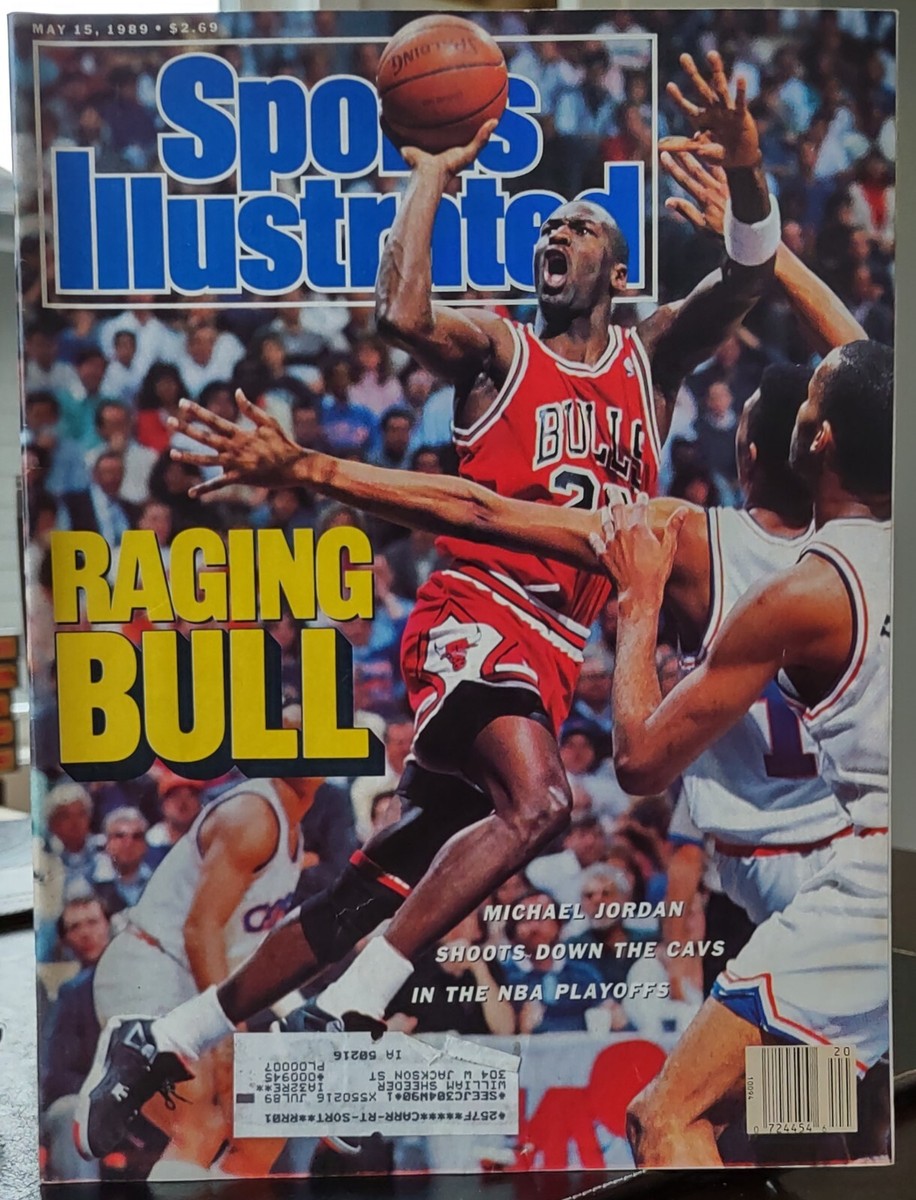 その他 NBA Michael Jordan (15) 1989 Sports Illustrated May 15 Raging Bill Michael Jordan vs