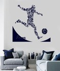Vinyl Decal Wall Sticker Abstract Image Player of Soccer (n691)