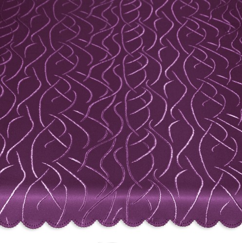 Tischdecke oval 135x180 cm Tafeltuch Struktur damast Streifen bügelfrei - Bild 11 von 18
