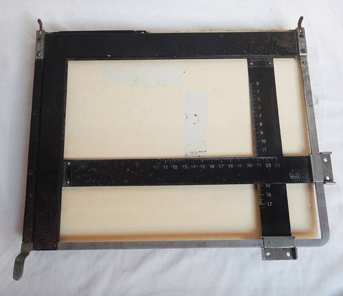 Leitz Wetzlar Focomat 2-Blade Darkroom Enlarging Easel 17x23cm 7x9" Marginatore - Bild 8 von 10