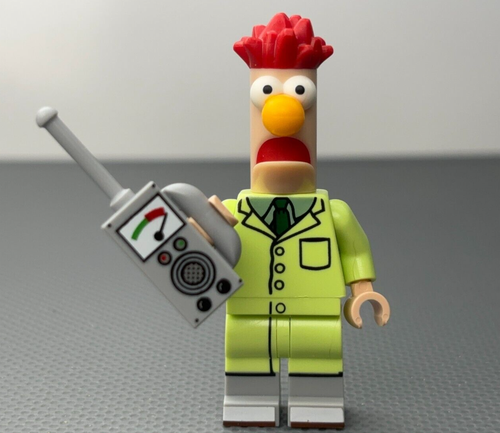 LEGO Beaker The Muppets Minifigure CMF 71035 Figure with Radio - Picture 6 of 6