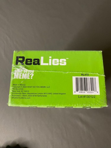 Realies (Real Lies) Party Game, New Sealed, Make Up Lies About Your Friends - Picture 3 of 5
