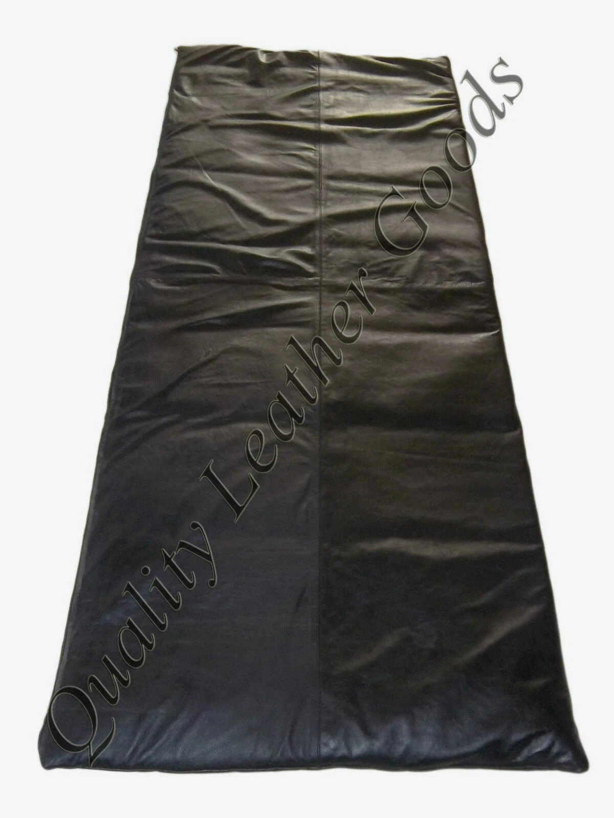 GENUINE LEATHER LEDER SLEEPING BAG CAMPING BAG SOFT LUXURY ENVELOPE ZIP CUIR