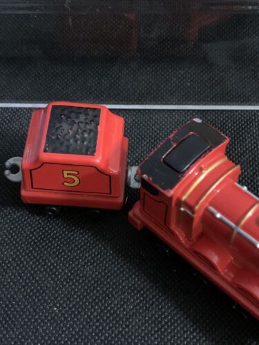 Thomas Tank Engine Metal Diecast Train Take Along N Play Talking James Working - Imagen 2 de 3