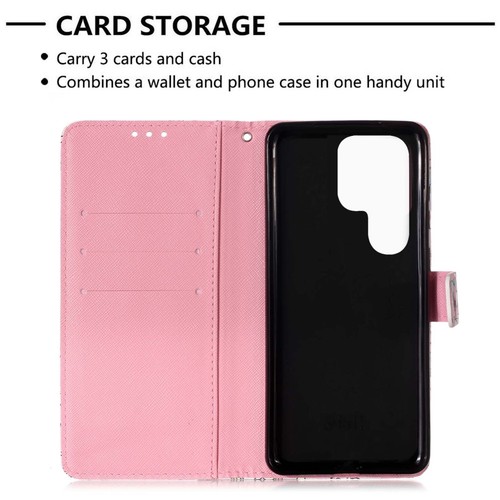 Pattern Flip Cards Phone Case Cover For Samsung Galaxy M55 M54 M53 M52 M62 5G 4G - Picture 28 of 63