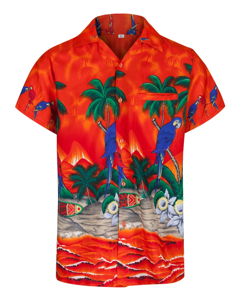Shirts For Men Tropical Hawaiian Short Sleeve Casual Button Down Solid Summer
Opens in a new window