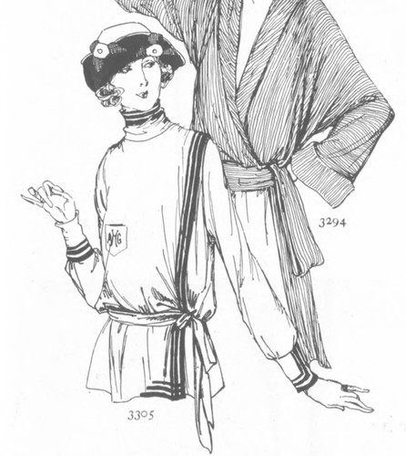 Ladies Home Journal 3305: 1920s Uncut Misses Blouse 34 B Vintage Sewing Pattern - Picture 8 of 8
