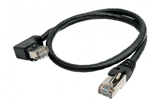 Lan Cable 1 7/12ft RJ45 Plug Ethernetcable Network Cable Angle IN - Picture 2 of 4