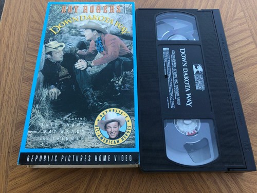 Down Dakota Way VHS VCR Video Tape Used Movie Roy Rogers - Picture 6 of 6