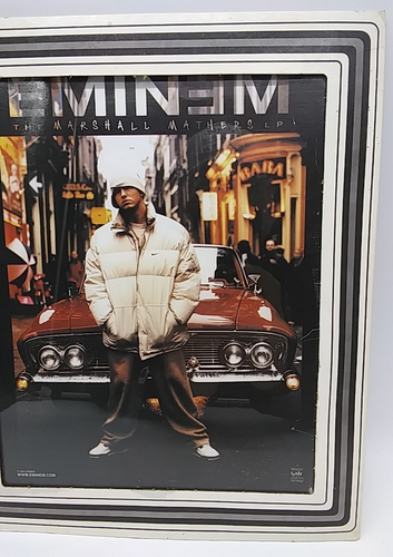 Vintage 2000 Eminem The Marshall Mathers LP 10"x12" Carnival Fair Game Prize - Picture 16 of 21