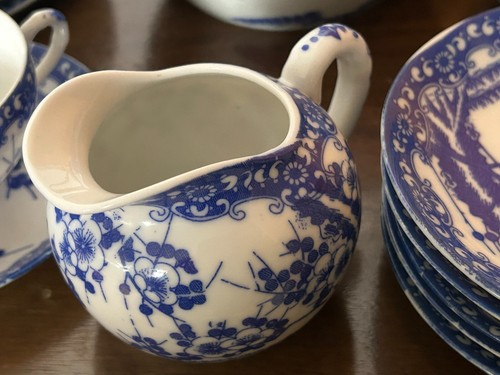 Teeservice in blau vintage - Bild 4 von 5