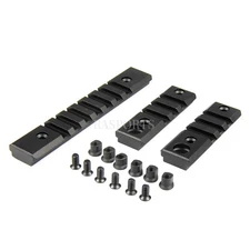 3PCS KEYMOD ALUMINUM Rail Mount Section 7 3 3 Slot Picatinny Weaver