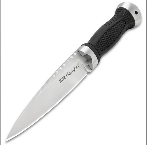 UC3596 United Cutlery Honshu Sgian Dubh 7Cr13 Spear Point Blade TPR Handle Leath - Bild 2 von 11