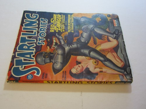Startling Stories Pulp Vol. 12 #1, Apr 1945 VG+ Classic Bergey Robot Cover! - Picture 2 of 5