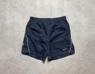Vintage Nylon Nike Shox Big Logo Swoosh Drill Shorts Y2K | eBay
