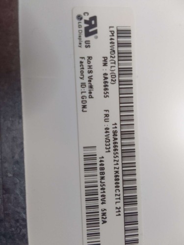 LED LCD Screen LP140WD2 TL-D2 N140FGE-L31 LTN140KT05-D01 Lenovo T420S T430S - Picture 3 of 3