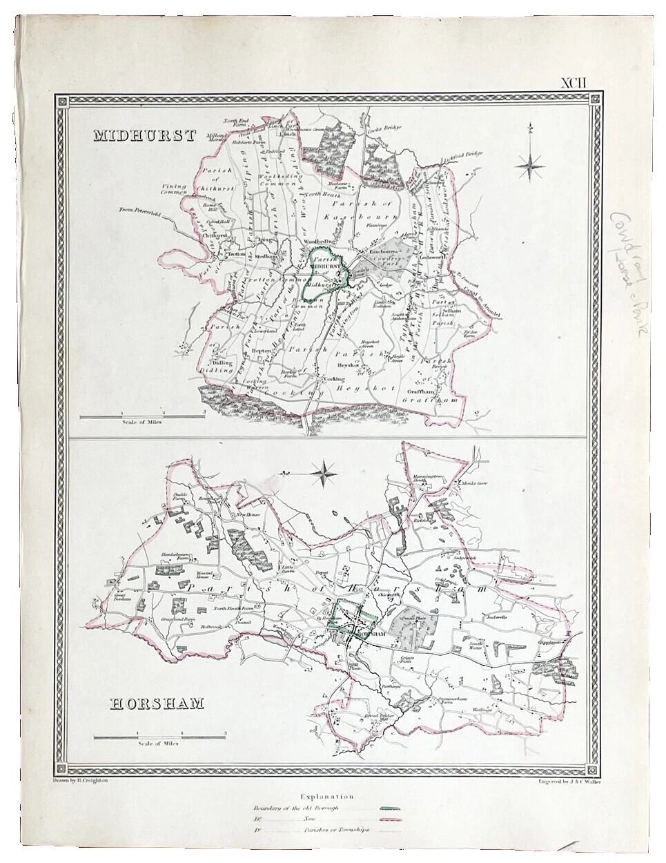 Antique Original City Map Antique Europe Atlas Maps