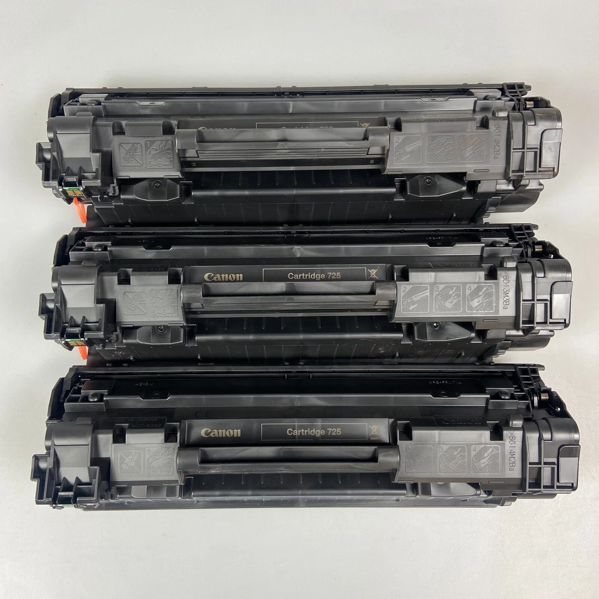 Triple Pack Canon CRG 725 Genuine Original Toner Cartridge For I
