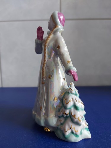 UdSSr-~Russische Porzellanfigur-~Dulevo-~Snow Maiden-~Schneemädchen-~ - Bild 11 von 17